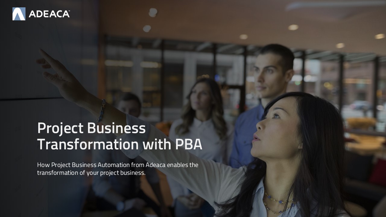 Project Business Transformation with Project Automation